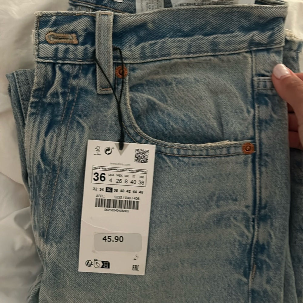 Zara straight fit jeans